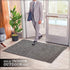 Wash & Clean Door Mat - Grey